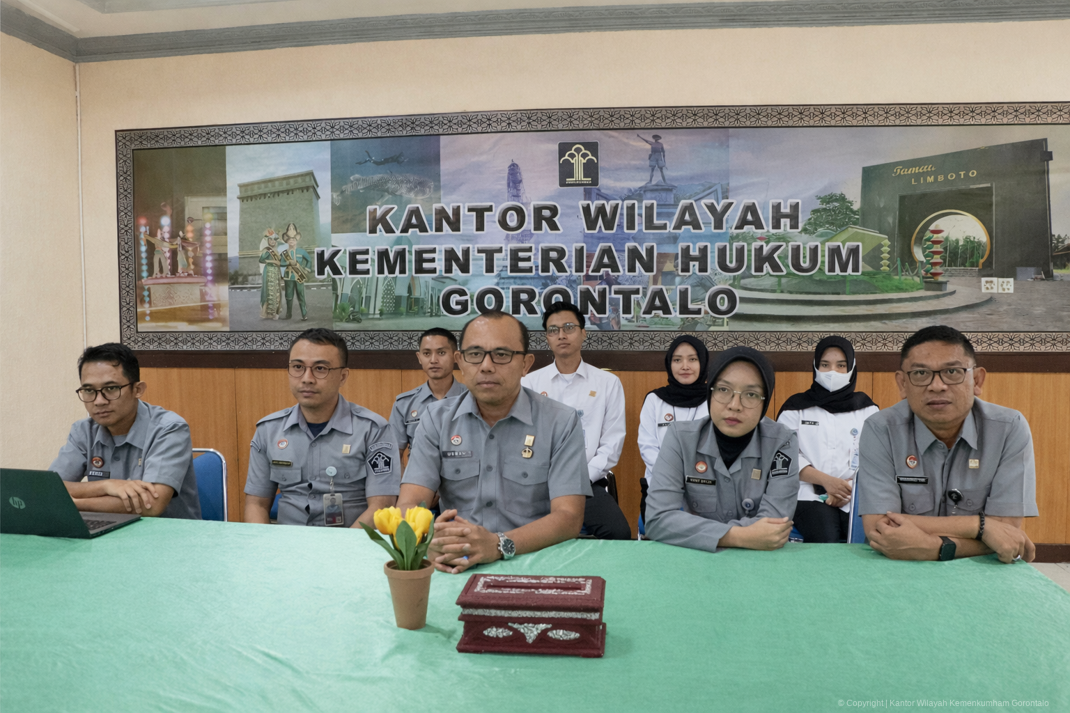 Komitmen Tingkatkan Pengawasan Kearsipan, Kanwil Kemenkum Gorontalo Dukung Target Digitalisasi Arsip 2026