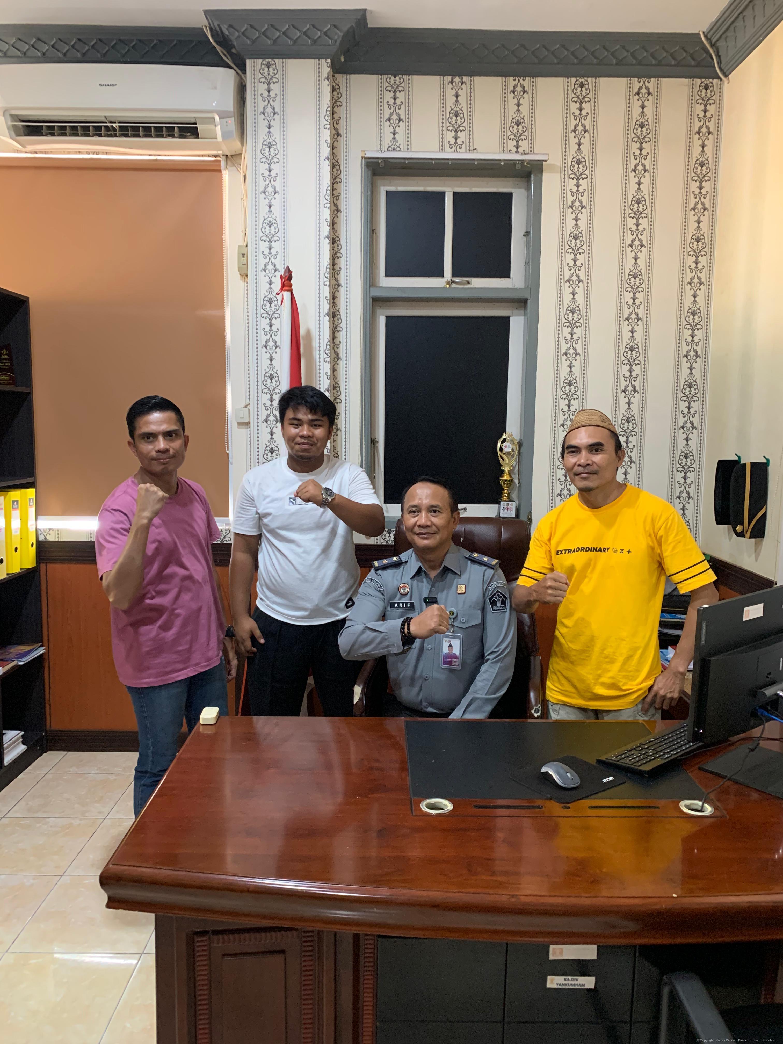 Kemenkum Gorontalo Gandeng Konten Kreator Lokal untuk Promosikan Layanan AHU