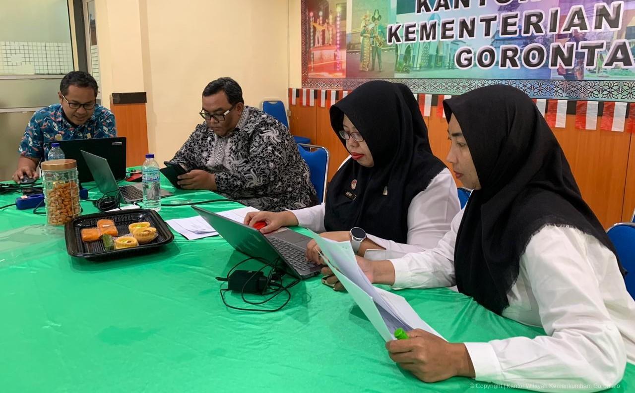 Pastikan Sesuai Postur dan SBM, Biro Perencanaan tuntaskan Supervisi Tindak Lanjut RKA-K/L Pagu Anggaran T.A. 2026 Kanwil Gorontalo