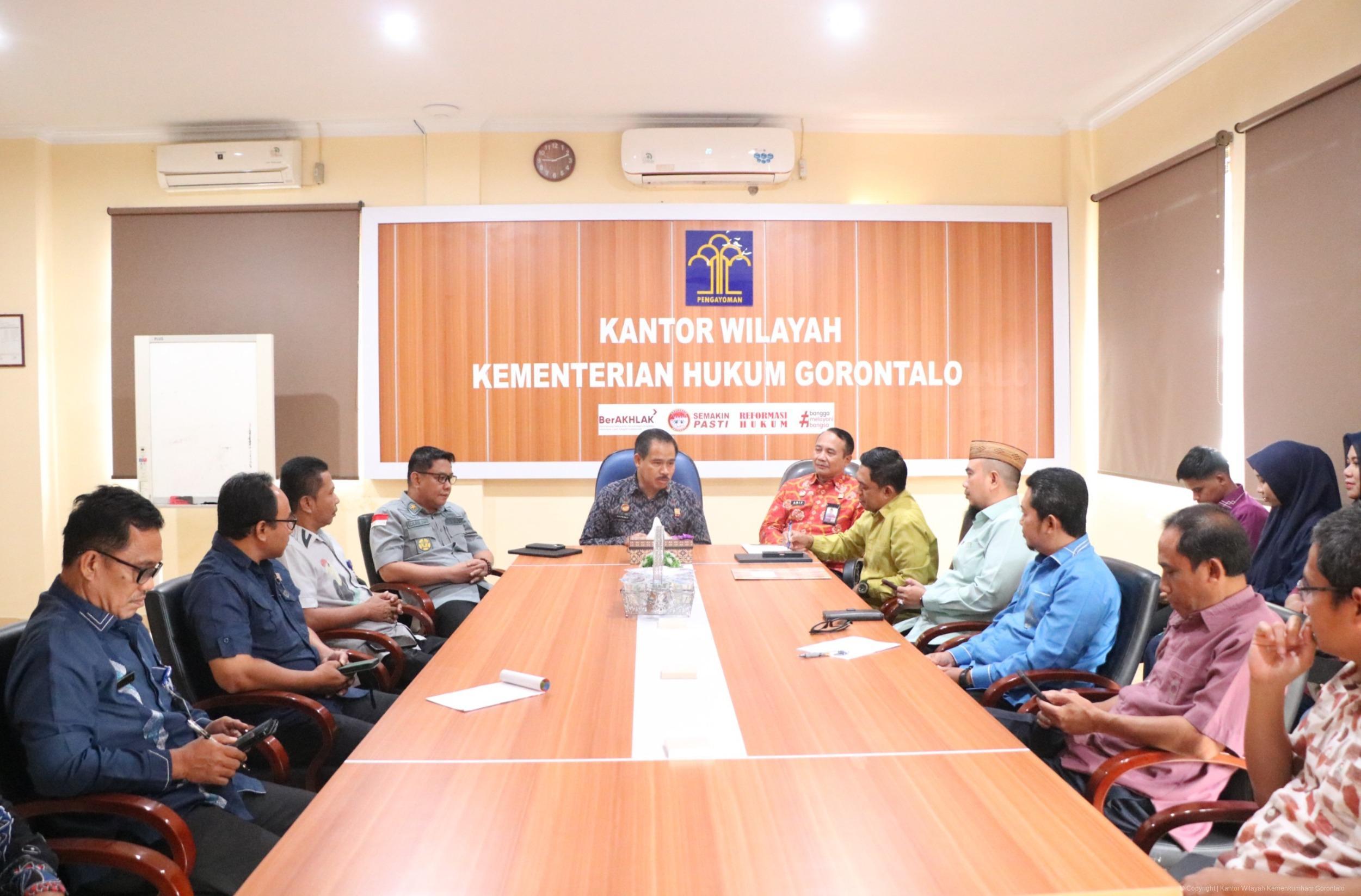 Perkuat Tata Kelola, Pemprov Gorontalo dan Kemenkum Gorontalo Sinergi Penyehatan BUMD