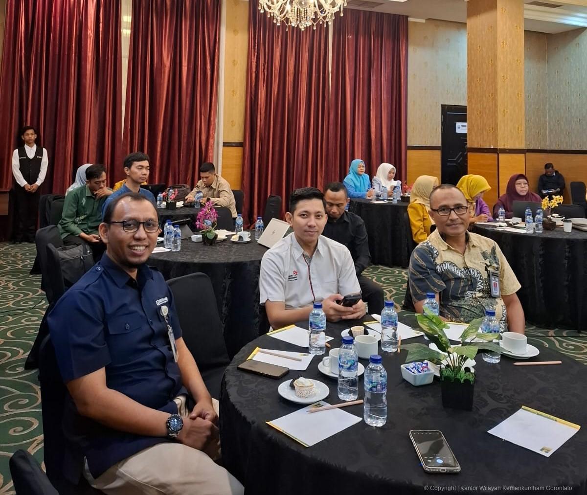 Dukung Arah Pembangunan Penduduk, Kanwil Kemenkum Gorontalo Hadiri Sosialisasi GDPK