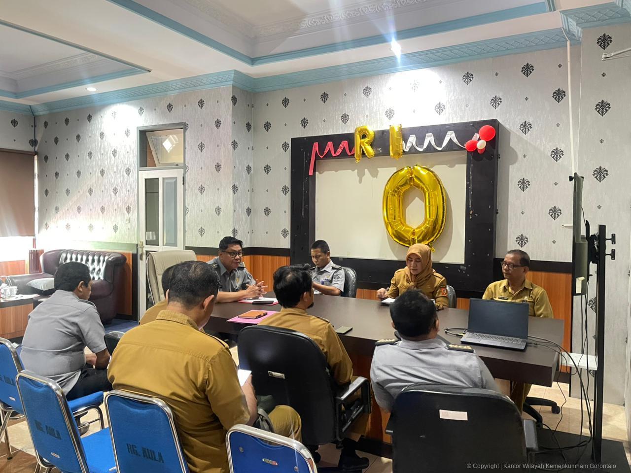 Harmonisasi Dua Raperda Strategis, Kemenkum Gorontalo Dorong Regulasi Berkeadilan 