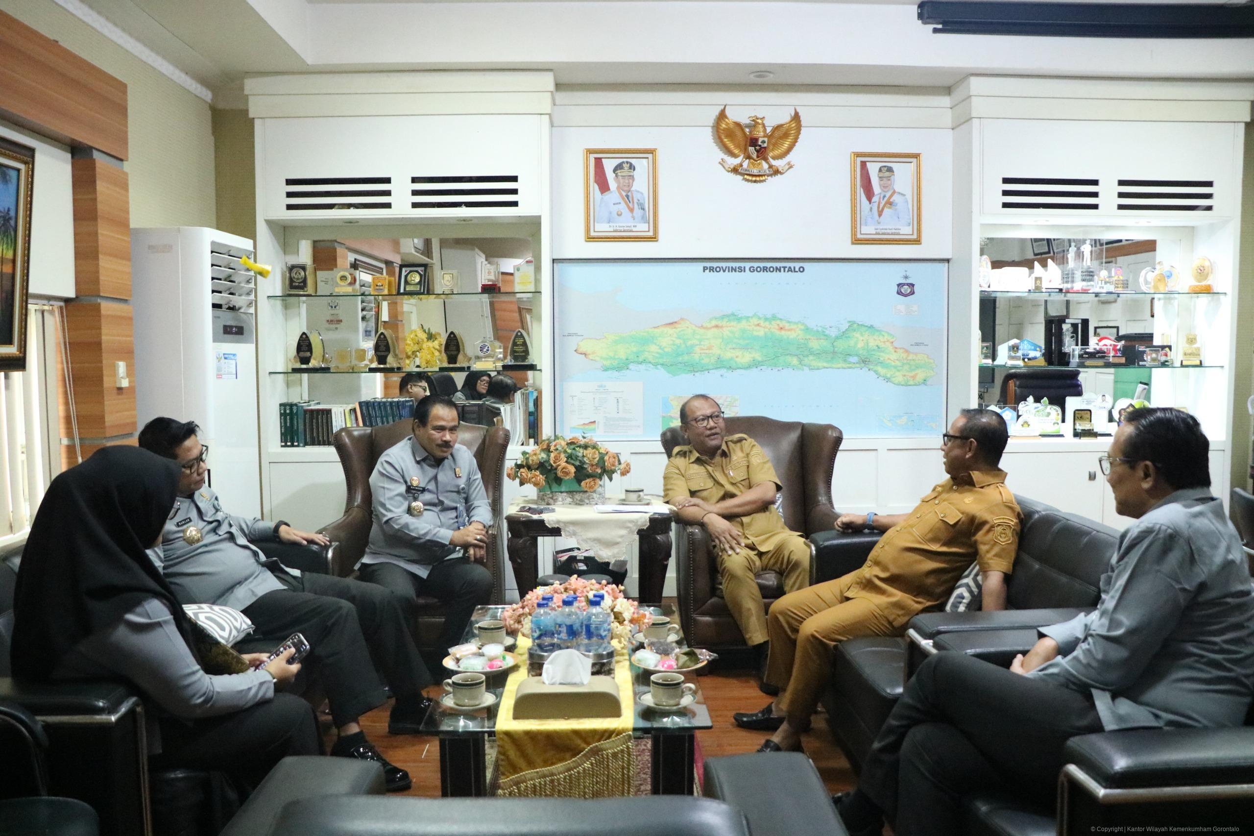 JDIH Jadi Kunci IRH, Kemenkum Gorontalo Perkuat Sinergi dengan Pemprov