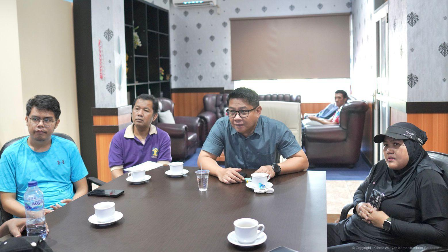 Perkuat Kebijakan Berbasis Data, Kanwil Kemenkum Gorontalo Ikuti Rapat Penyusunan Peta Permasalahan Hukum