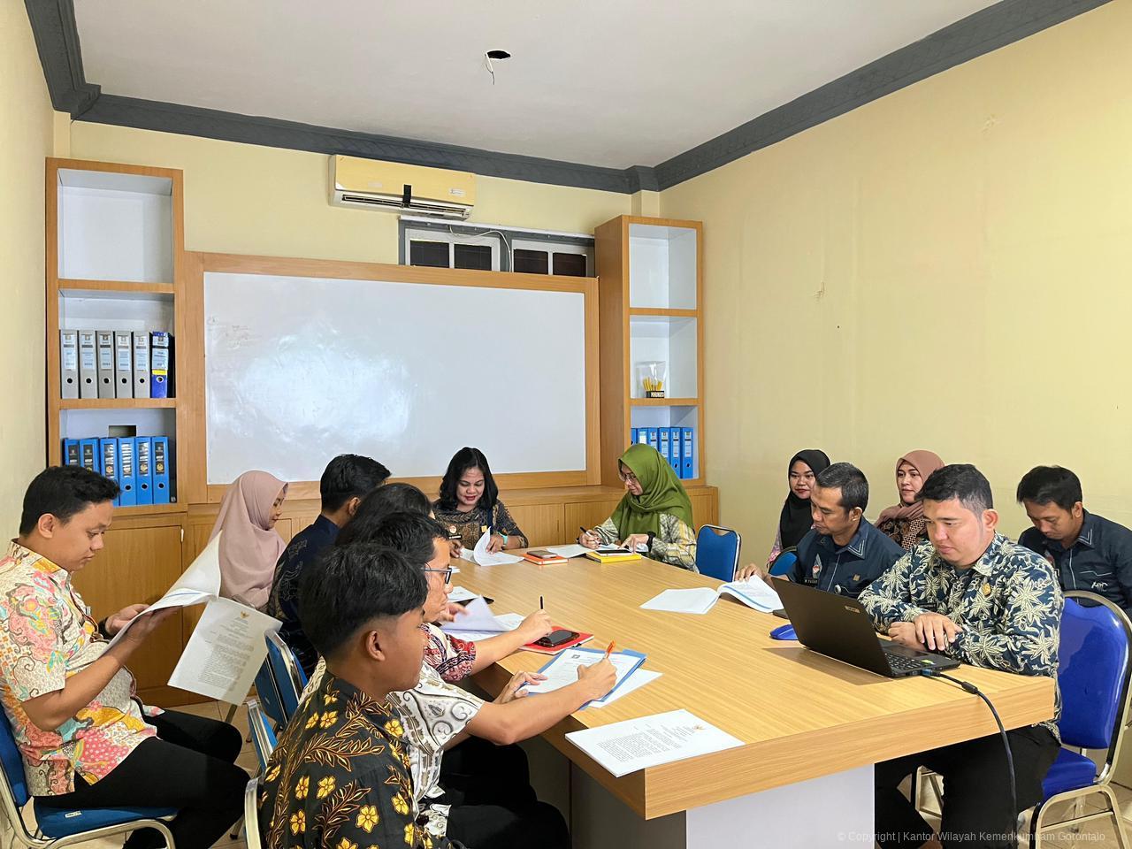 Matangkan Rencana Aksi PK 2026, Kemenkum Gorontalo Perkuat Layanan dan Penegakan Hukum Kekayaan Intelektual