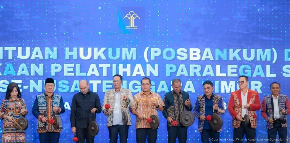 Wujudkan Asta Cita Presiden, Menteri Hukum Resmikan 3.442 Posbankum di Nusa Tenggara Timur