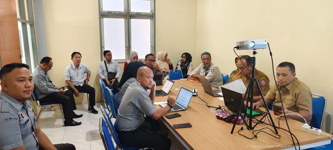 Harmonisasi Ranpergub Bantuan IKM, Kanwil Kemenkum Gorontalo Perkuat Fondasi Regulasi yang Presisi