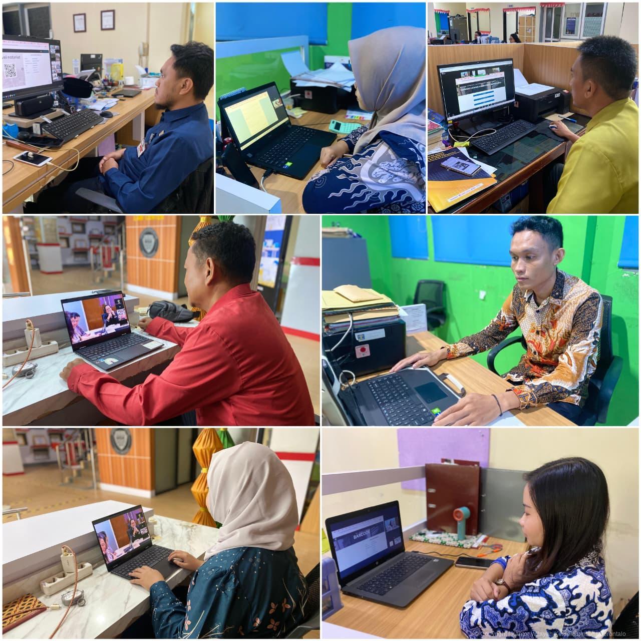 Ikuti Kegiatan Pembahasan Survei AHU, Kanwil Kemenkum Gorontalo Tegaskan Komitmen Peningkatan Kualitas Layanan