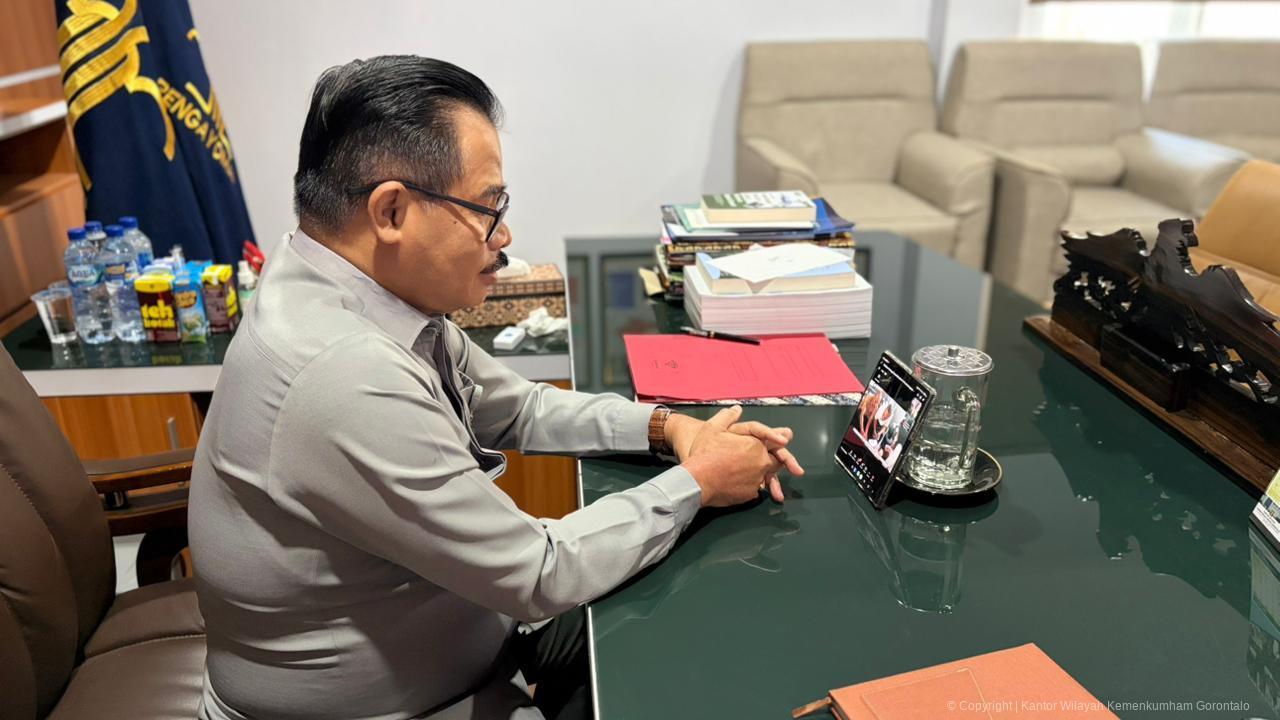 Perkuat Akses Keadilan, Kanwil Kemenkum Gorontalo Ikuti Pelatihan Paralegal Posbankum