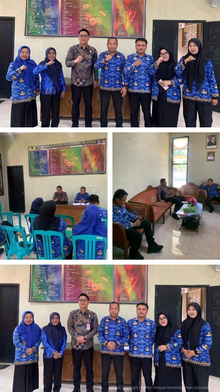 Kanwil Kemenkum Gorontalo Laksanakan Penguatan Posbankum dan Sosialisasi SuperApps