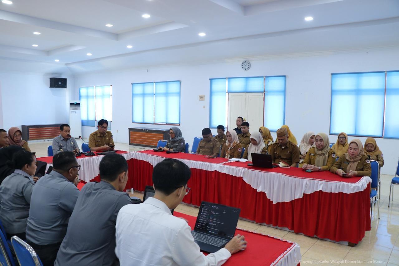Perkuat Kualitas Regulasi, Kakanwil Kemenkum Gorontalo Buka Rapat Harmonisasi Ranperbup Pohuwato