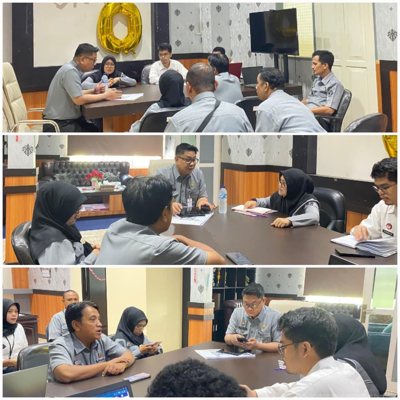 Evaluasi Triwulan I, BPHN Kanwil Kemenkum Gorontalo Perkuat Persiapan Program Kerja Triwulan II