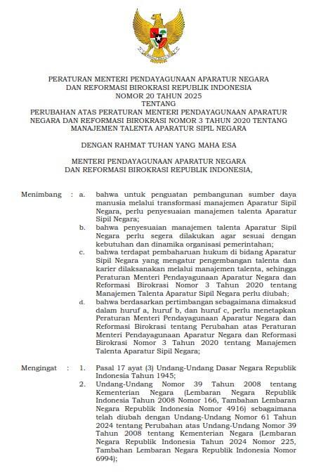 Kebijakan Manajemen Talenta ASN